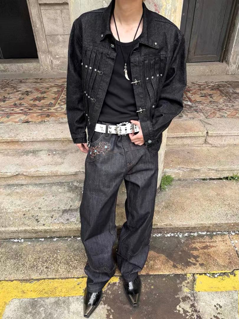 ANTIDOTE デニムジャケット　ファイヤーマン　リジットデニムnoremid