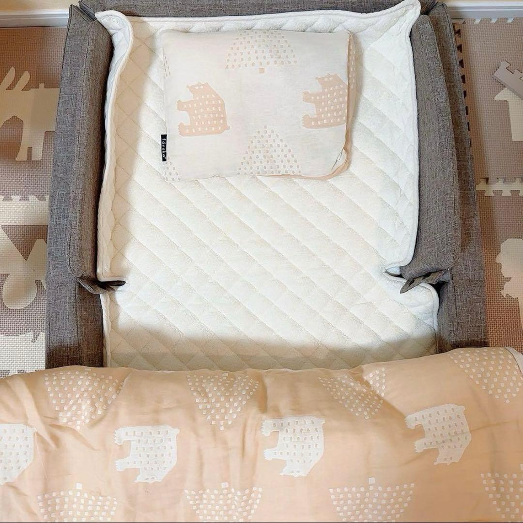 【美品✨】ファルスカ コンパクトベッドフリー メランジブラウン