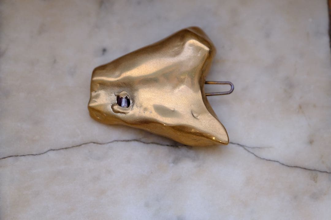 プリュイ一点ものヘアクリップ