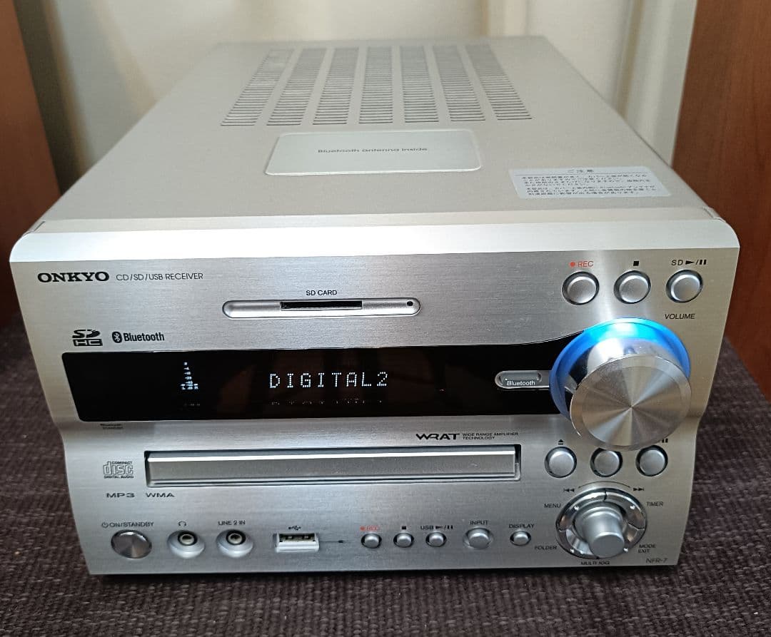 ONKYO NFR-7 CD/SD/USB ブルートゥス レシーバー 付属品一式