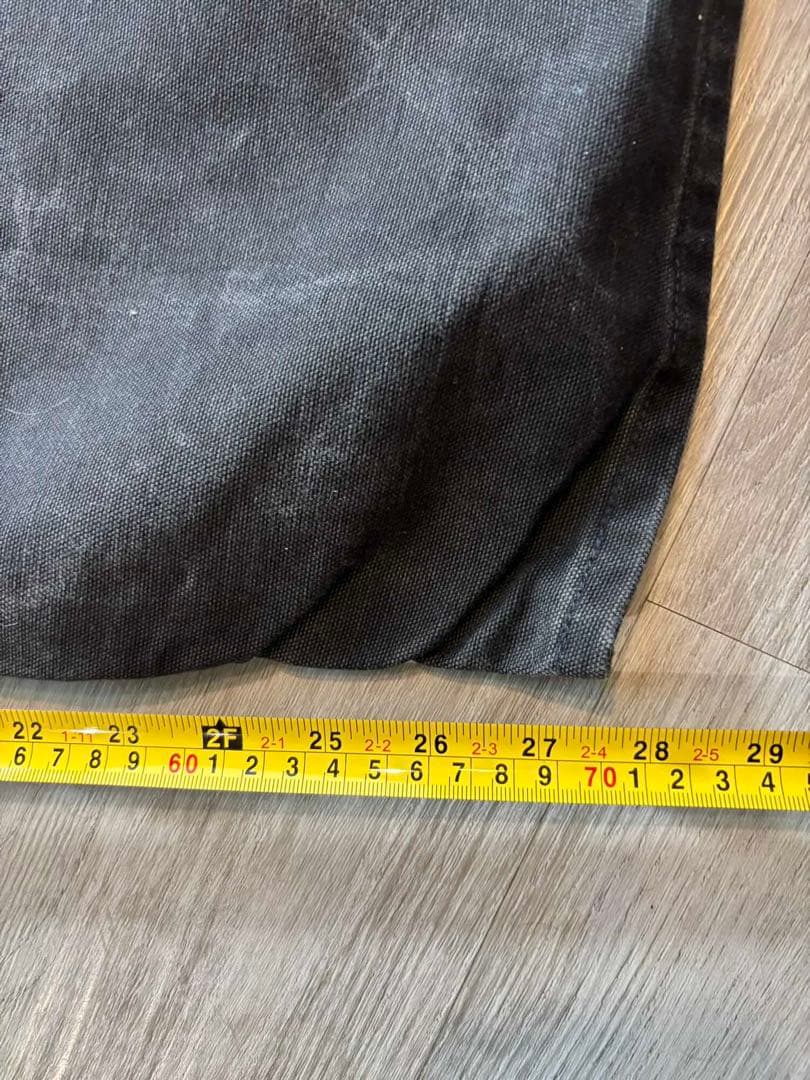 09 Carhartt ブラックダック オーバーオールフェード 墨黒／B01系