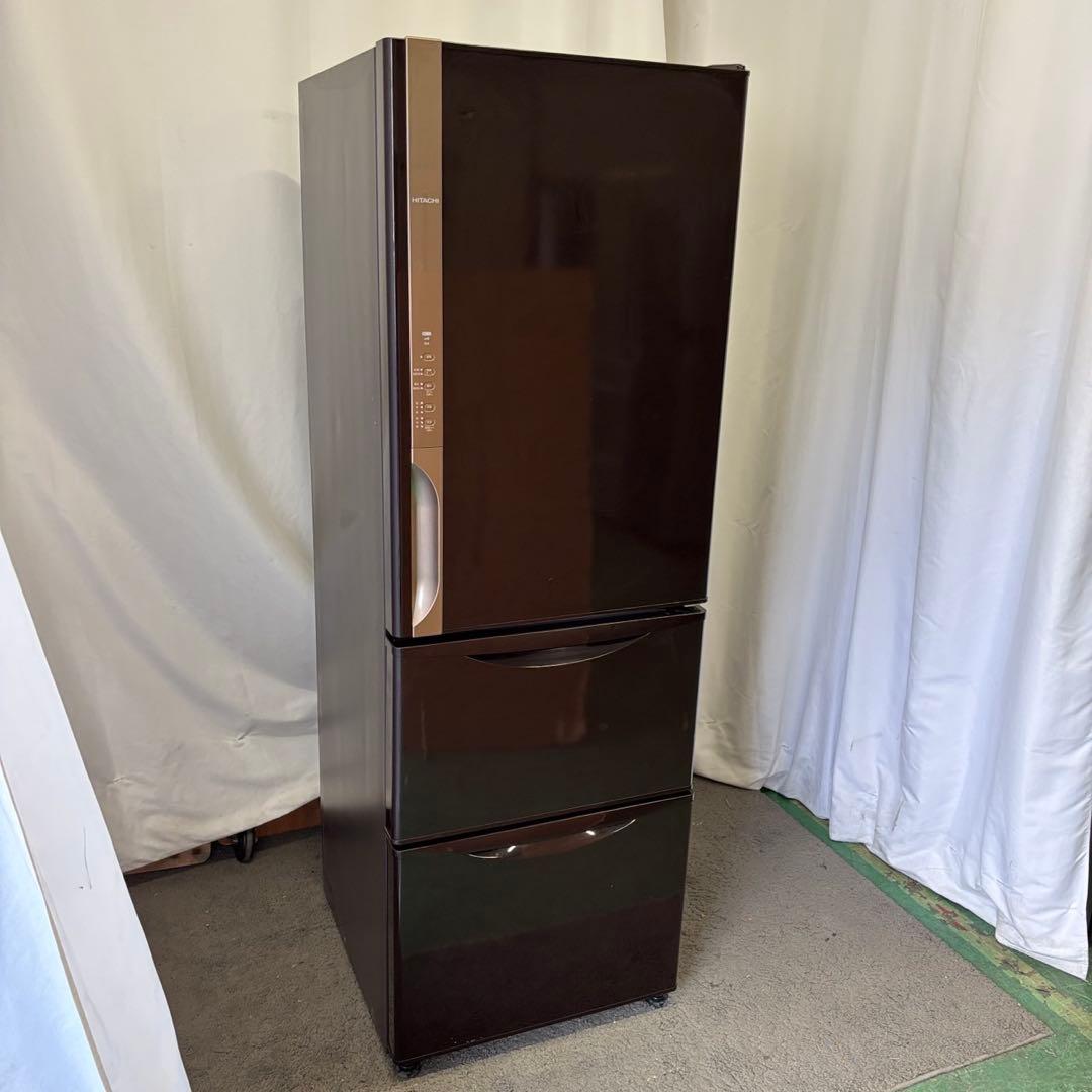 110⭕️冷蔵庫　日立　右開き　300-400ℓ　安い　中古　スリム　設置無料