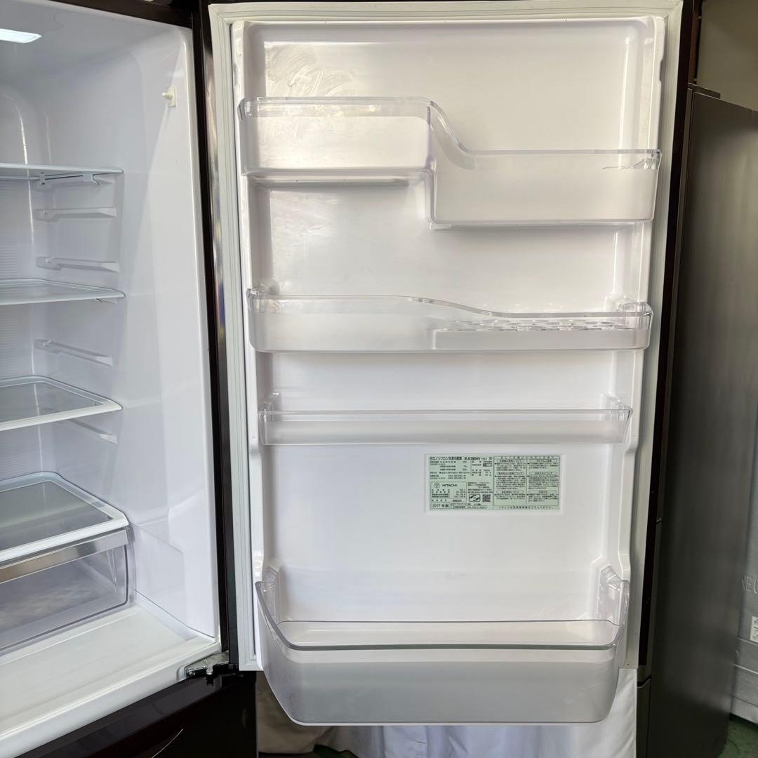 110⭕️冷蔵庫　日立　右開き　300-400ℓ　安い　中古　スリム　設置無料