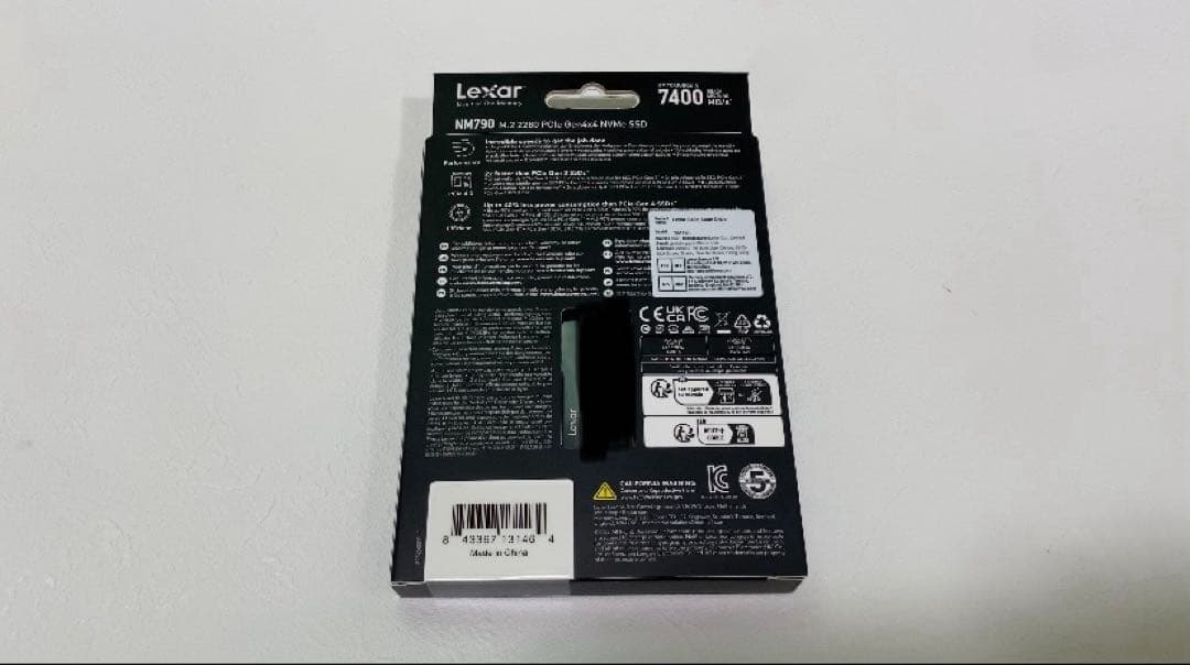 新品未開封　Lexar 4TB NM790 SSD PCIe NVMe M.2