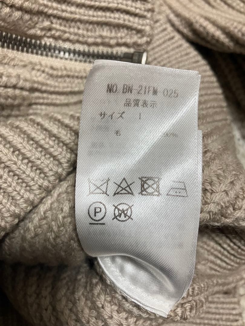 BATONERバトナーのドライバーズニットセーター　送料無料　サイズ1