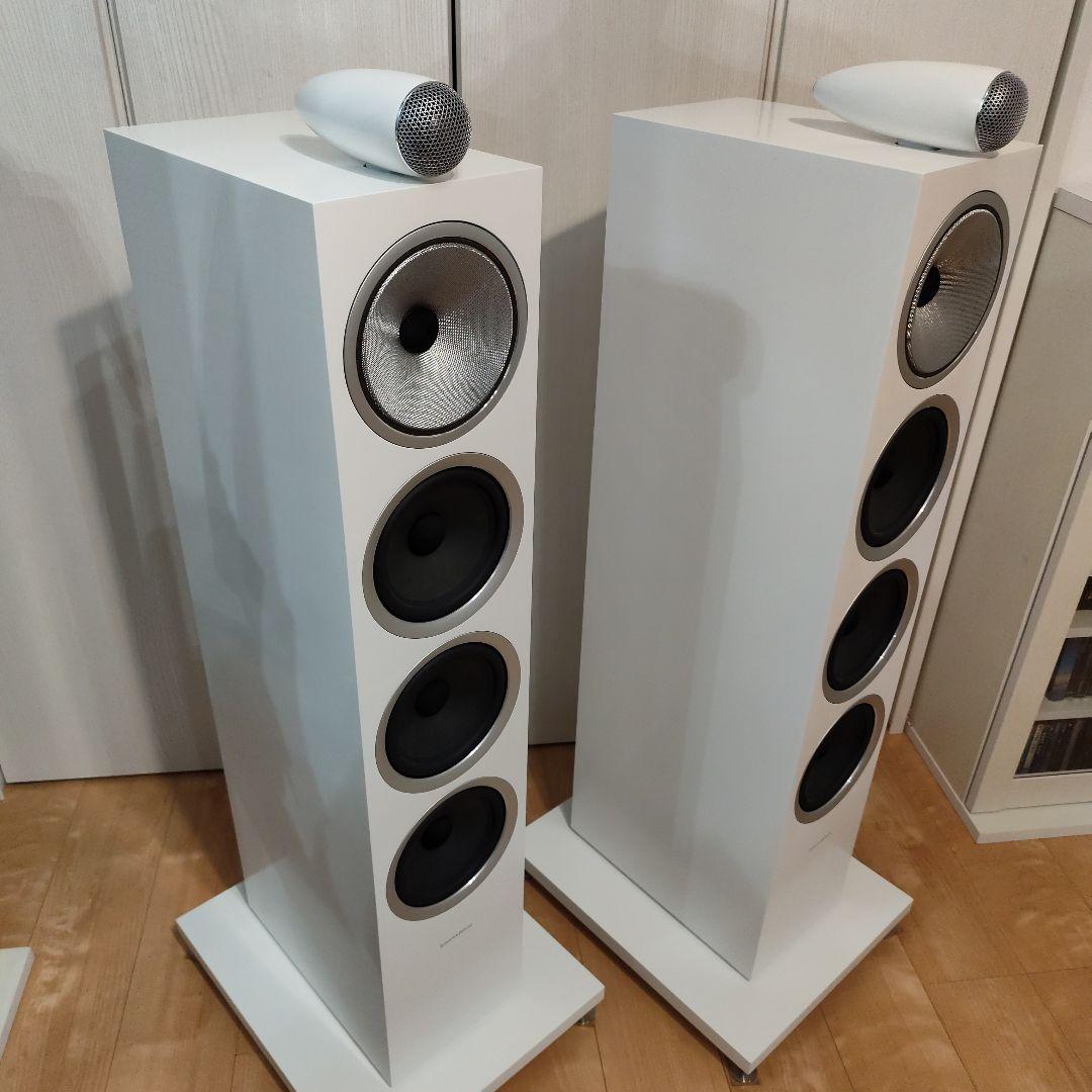 美品 Bowers & Wilkins 702 S2 ホワイト 1ペア