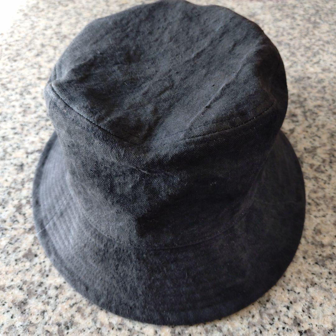 バックラッシュ バケットハット リネン サイズ3 墨黒 最終価格