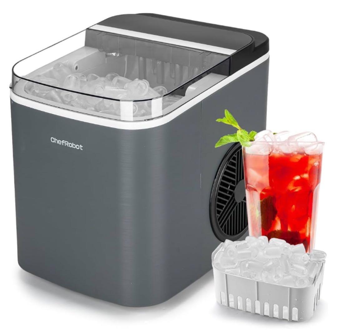 製氷機 家庭用 氷つくり機 ポータブル 小型製氷機 中空の弾丸型氷