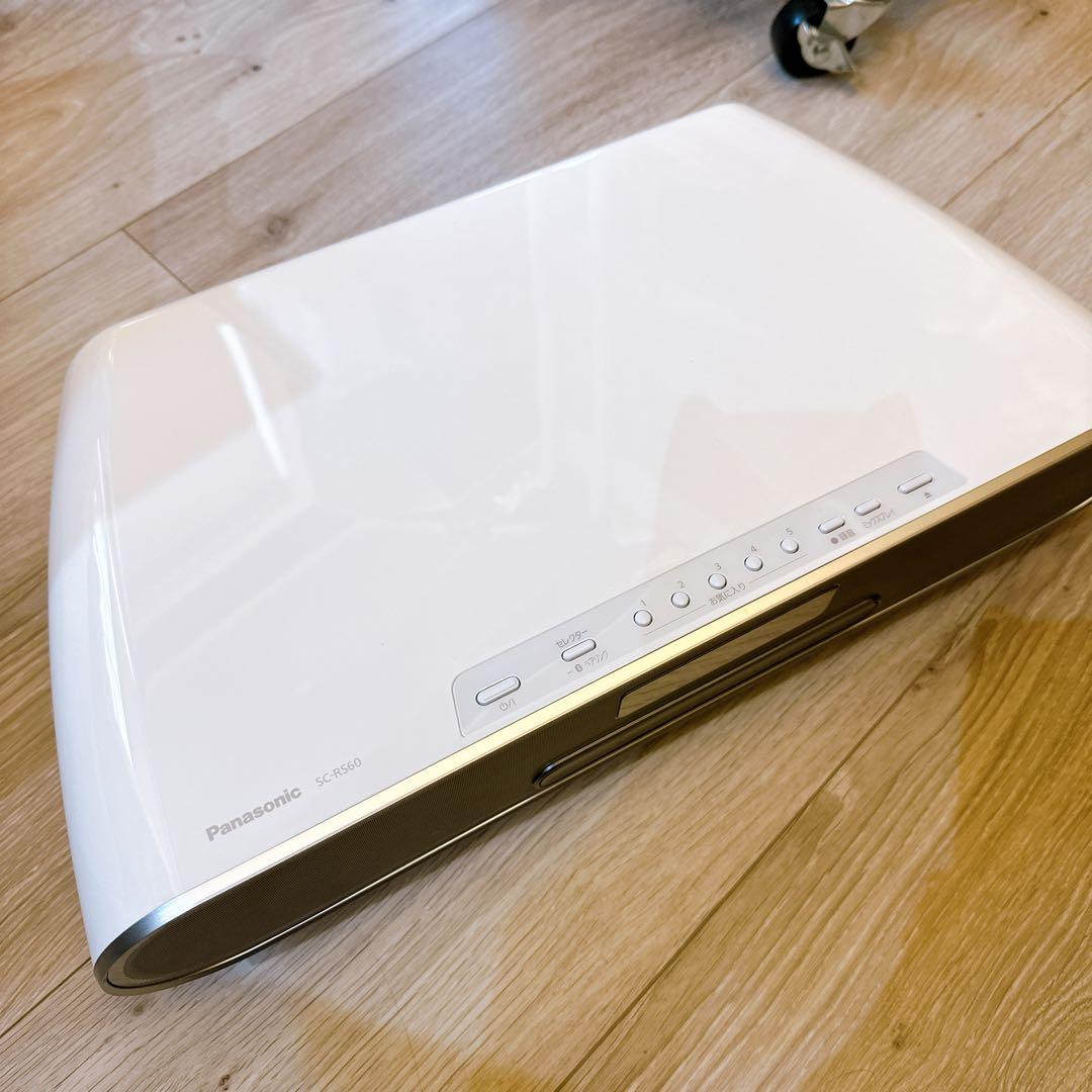 パナソニック【ハイレゾ音源対応】コンパクトステレオシステム SC-RS60-W