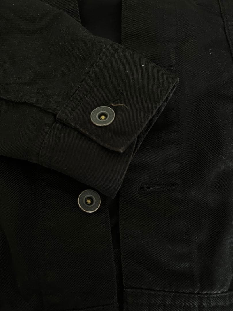 黒 デニムジャケット Fuckthisindustry Supreme swag