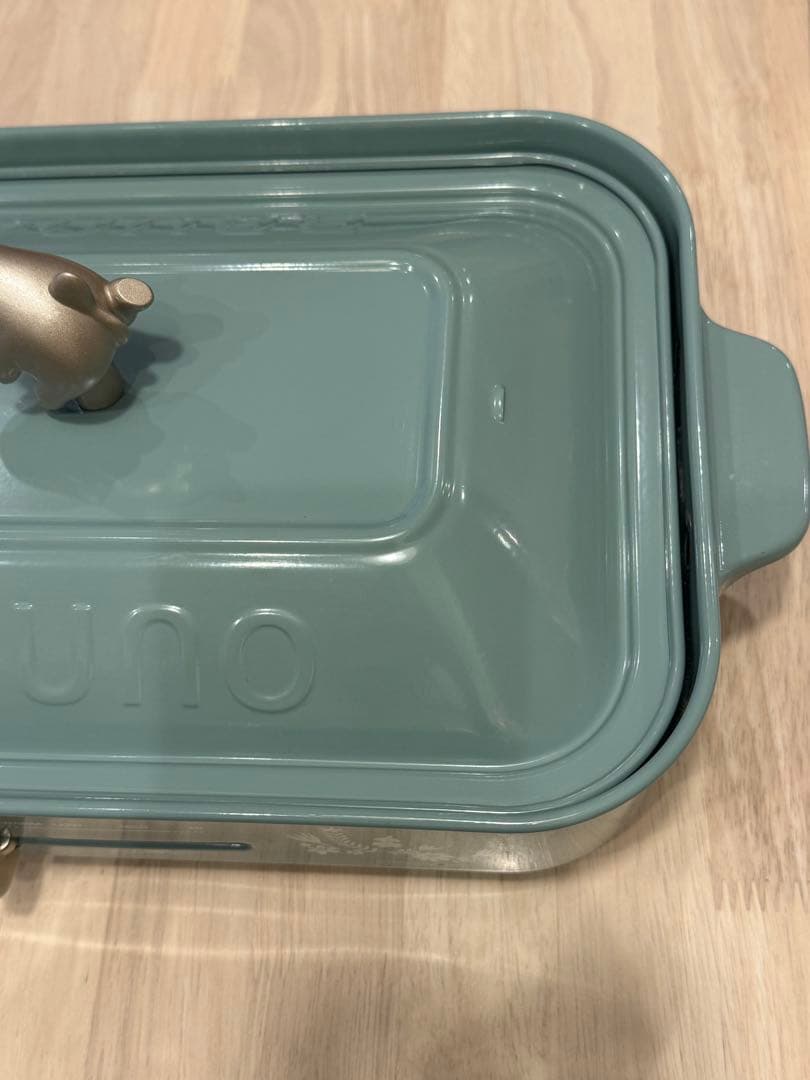 MOOMIN BRUNO ホットプレート ミントグリーン & ムーミン型プレート