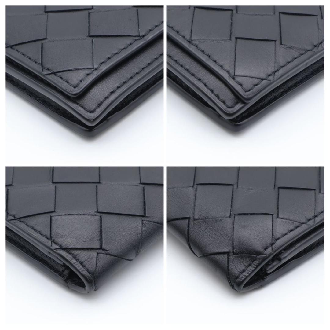 【極美品】BOTTEGA VENETA 名刺入れ　イントレチャート　黒