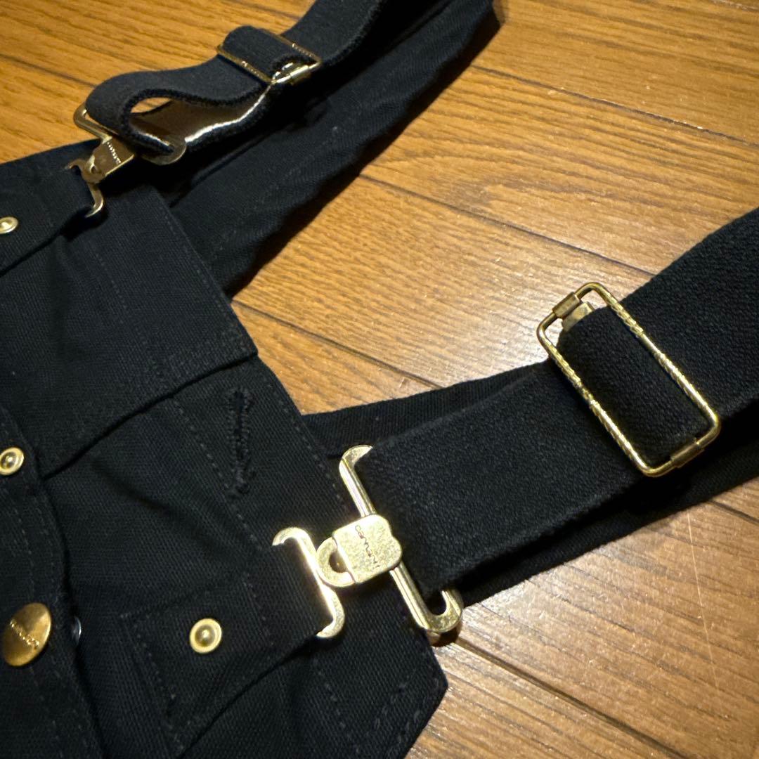 カーハート オーバーオール　ブラック　サイズ32インチ　希少2003年製