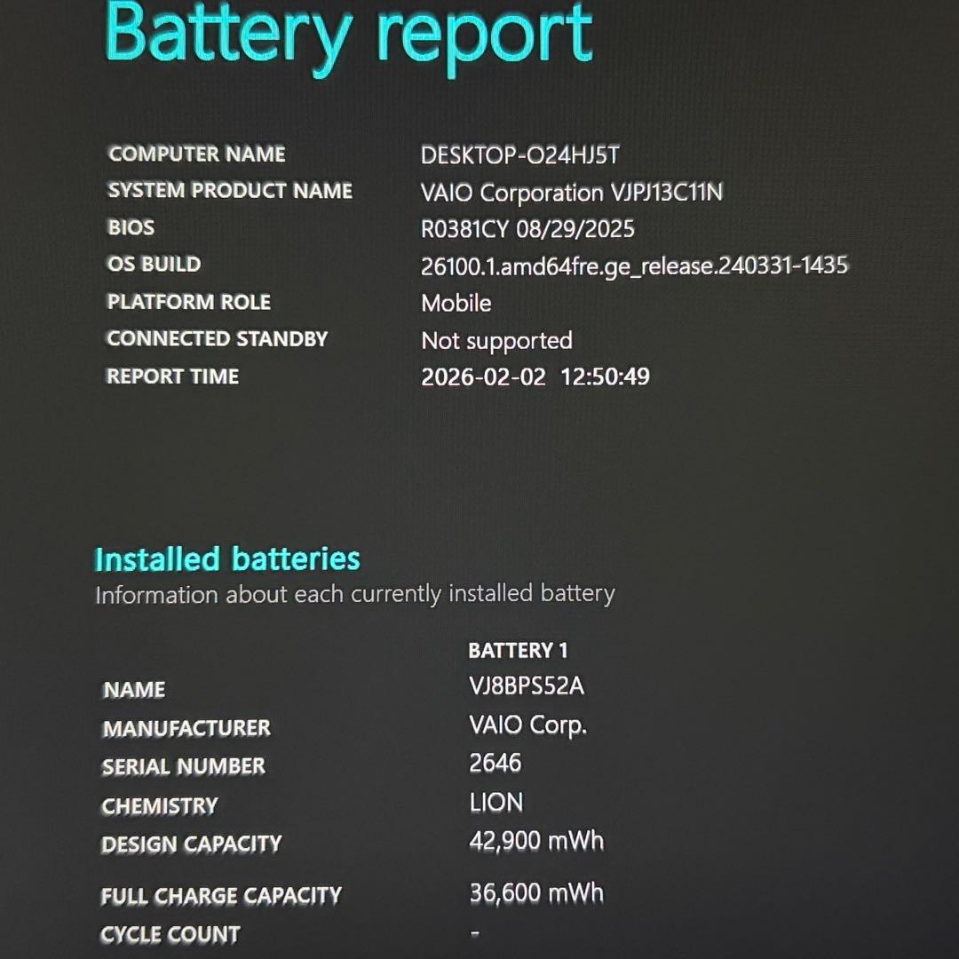 美品 VAIO Pro PJ VJPJ13 第10世代 i5 8GB フルHD