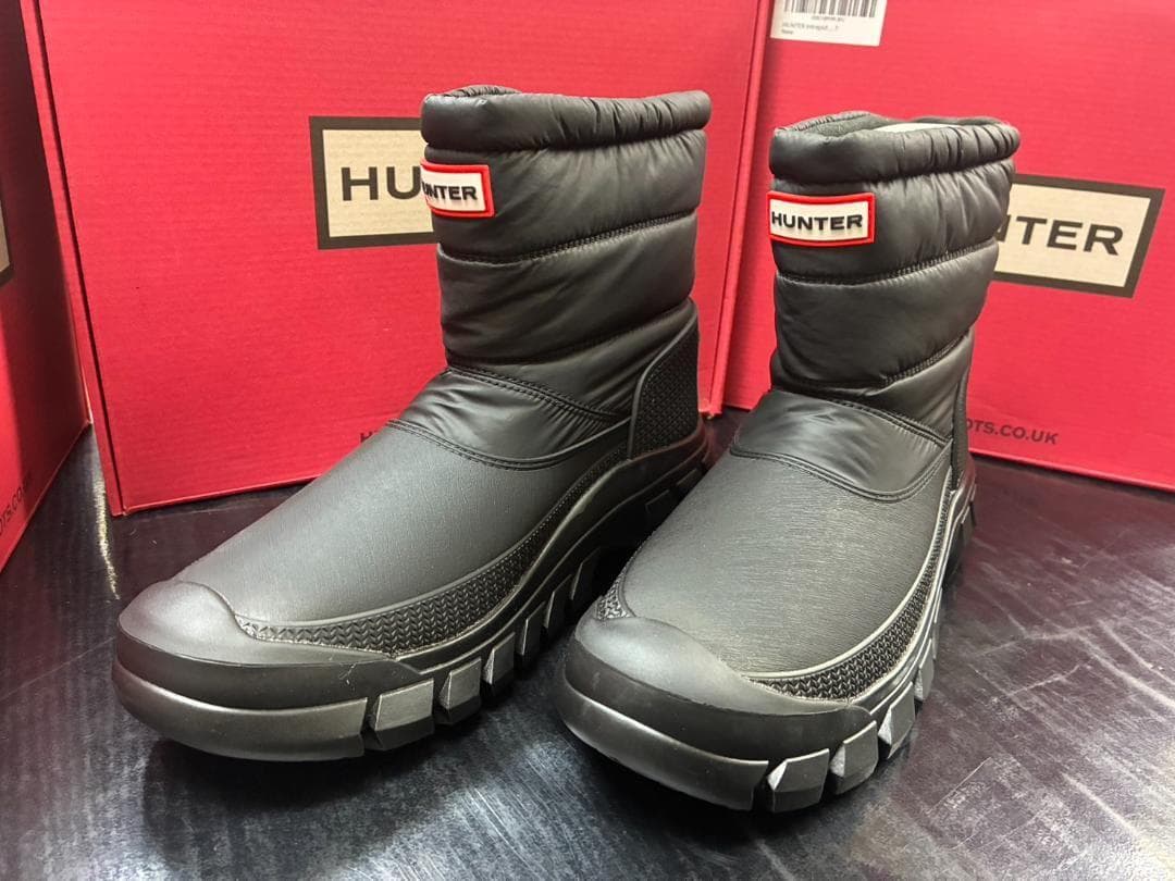 新品 超人気 HUNTER スノーブーツ ショート (26cm) 防水防寒