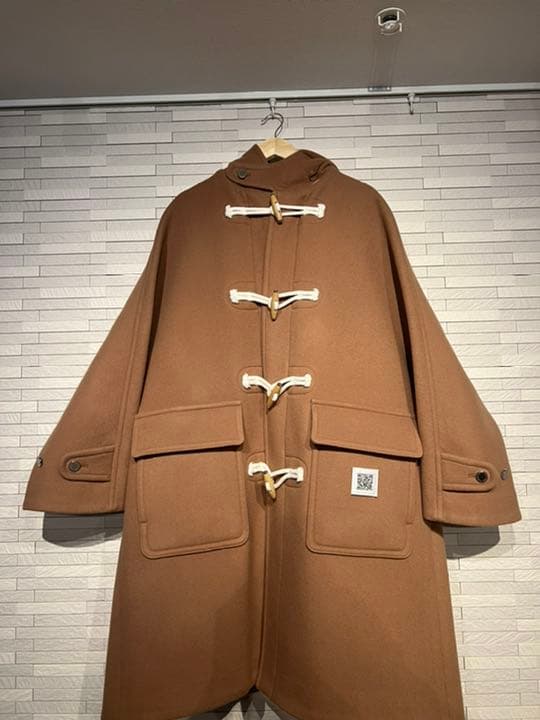 2021AW フミトガンリュウ　ダッフルコート　ベージュ　サイズ2