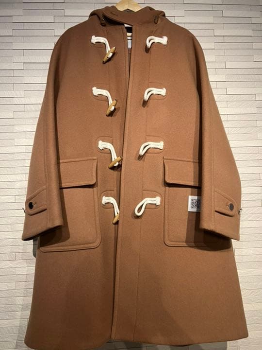 2021AW フミトガンリュウ　ダッフルコート　ベージュ　サイズ2