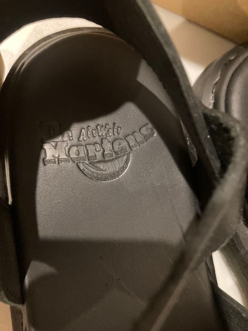 新品 Dr.Martin レザーサンダル GRYPHON 定価2.3万円 黒