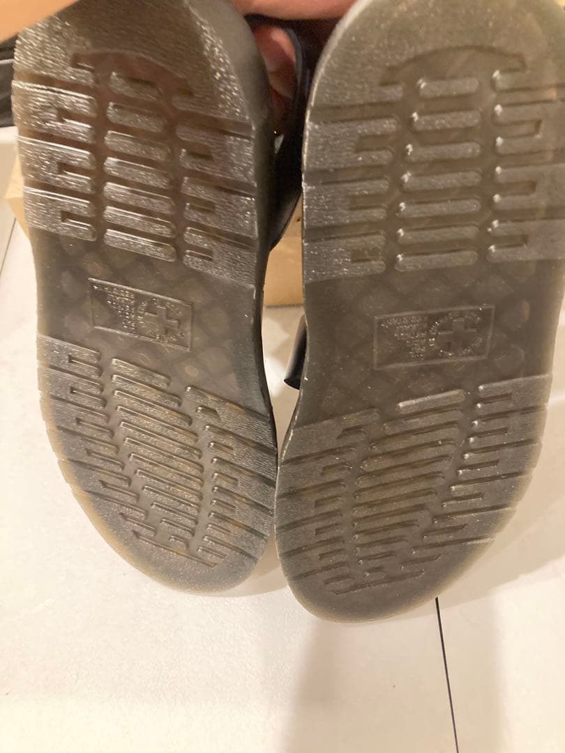 新品 Dr.Martin レザーサンダル GRYPHON 定価2.3万円 黒