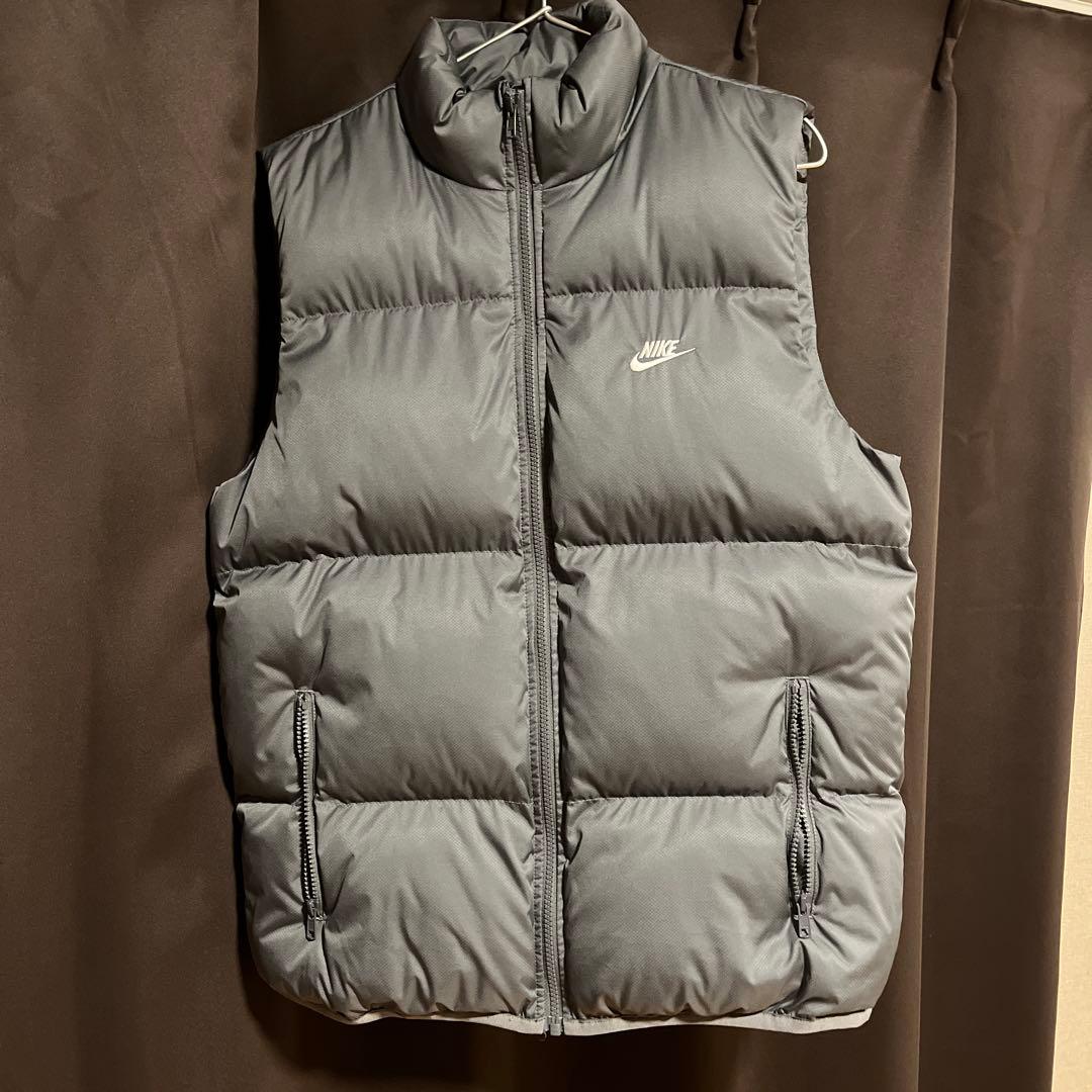 Nike ダウンベスト グレー S