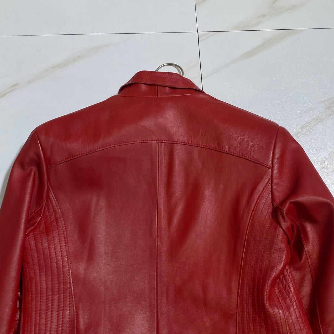 未使用級♡PIEROTUCCI 羊革レザージャケット イタリア製 定価10万円