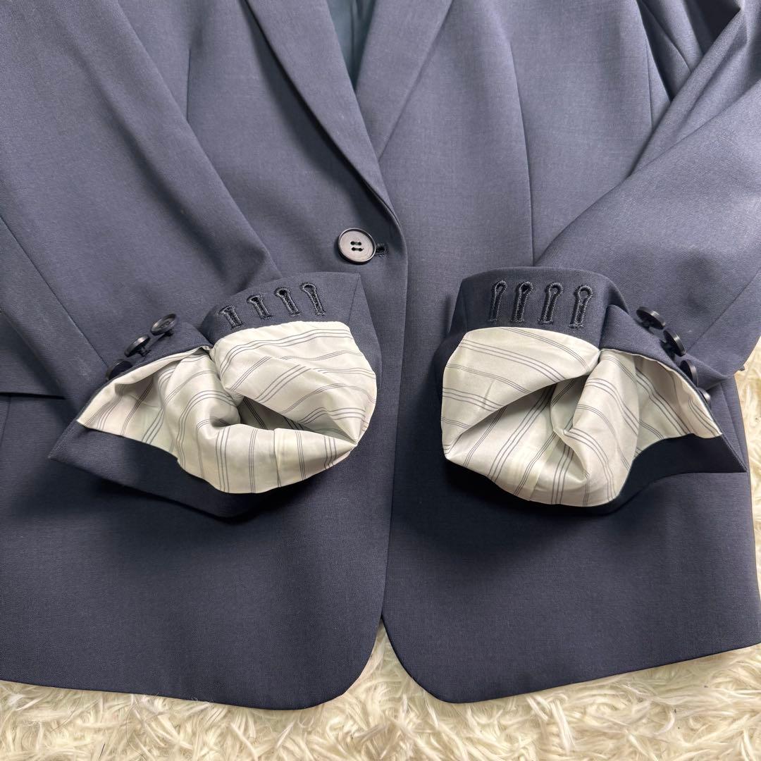 22AW✨現行セオリー　TAILOR スカートスーツ　セットアップ　ネイビー　M