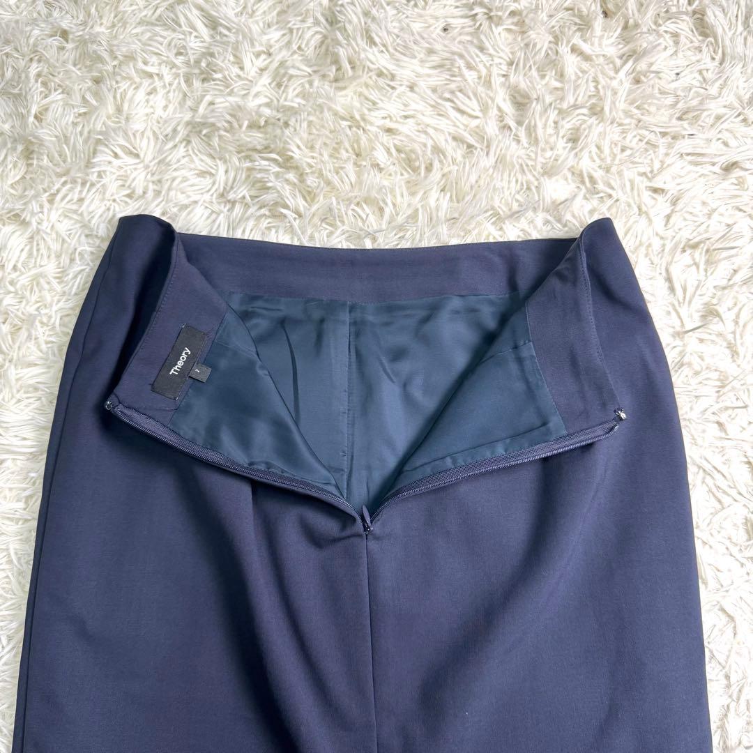 22AW✨現行セオリー　TAILOR スカートスーツ　セットアップ　ネイビー　M