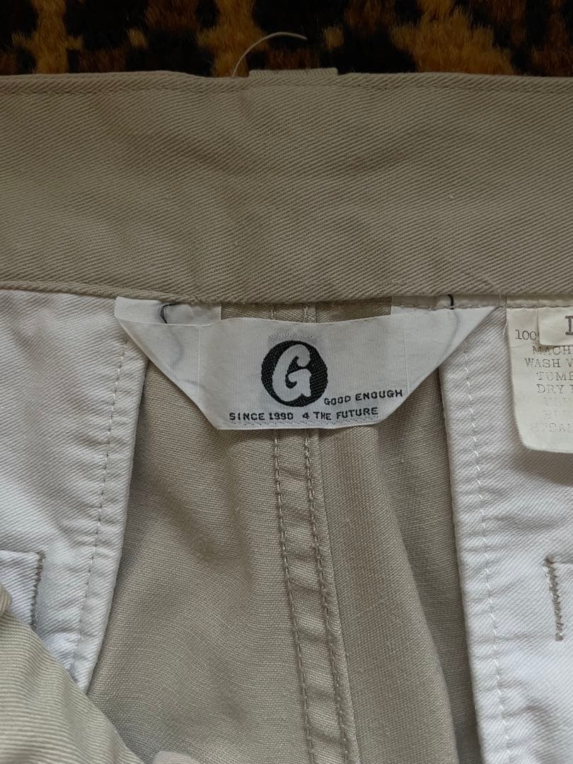 希少 初期 美品 90s GOODENOUGH CHINO TROUSERS