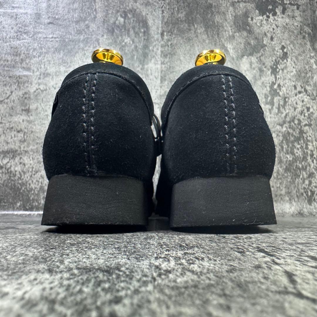 【極美品】クラークス ワラビー ゴアテックス ブラック スエード 26cm