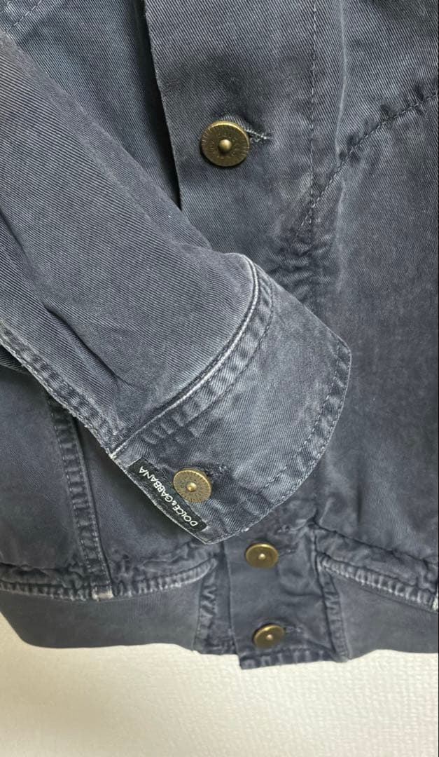 DOLCE & GABBANA ブラックデニムジャケット