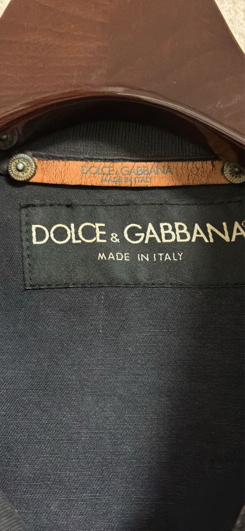 DOLCE & GABBANA ブラックデニムジャケット