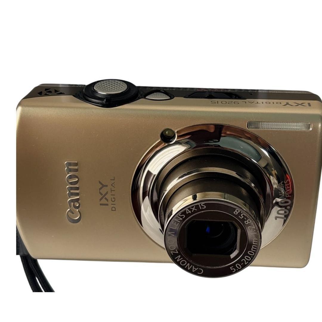 【超美品】 Canon IXY 920 IS ゴールド コンパクトデジカメ