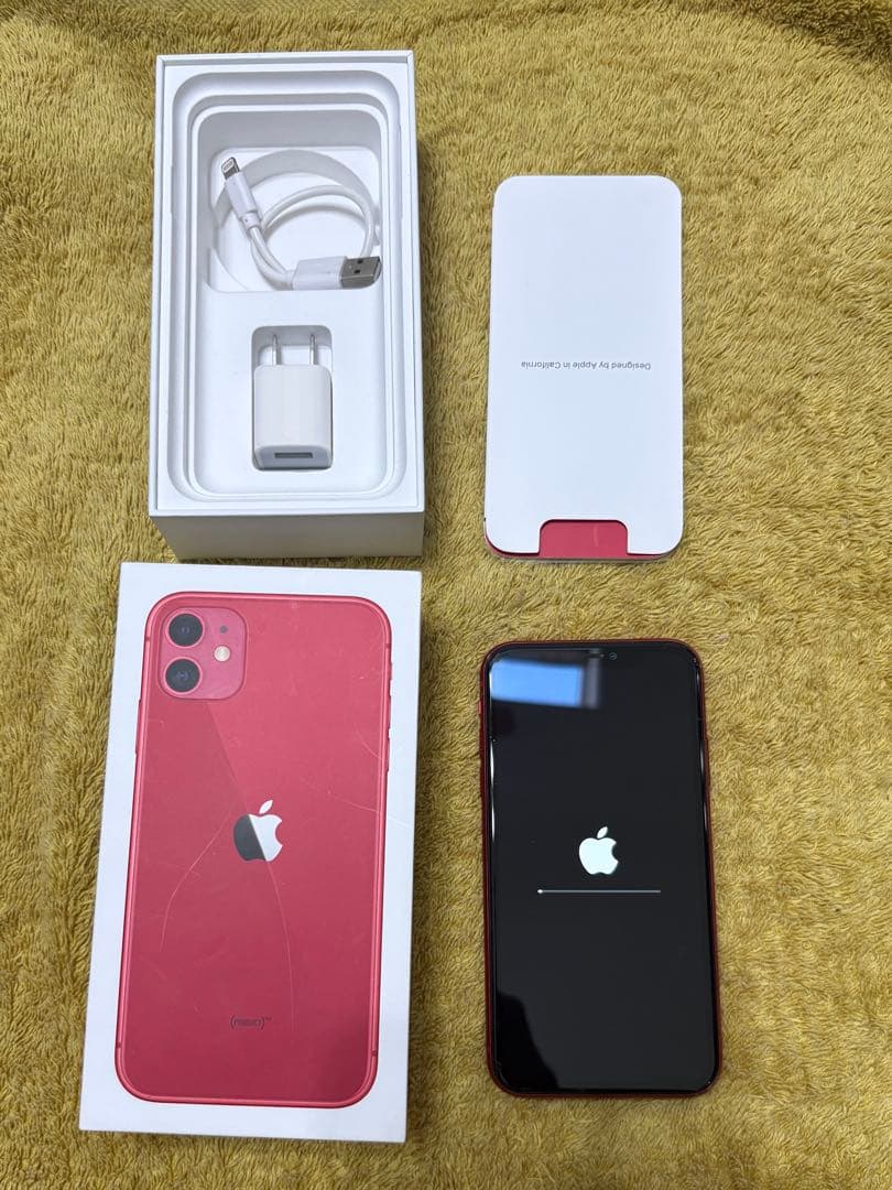 Apple iPhone 11 (PRODUCT RED) 完動品SIMフリー