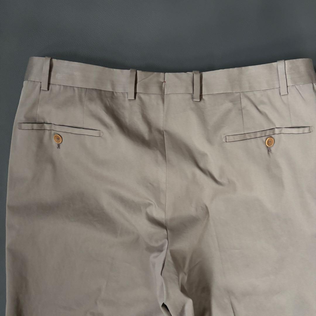 【超美品】ベルナールザンス　パンツ　BZV3 2PF　裾未調整　ベージュ　メンズ