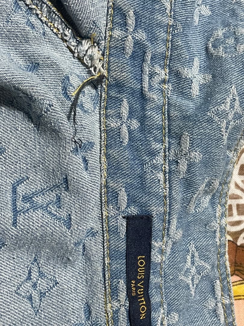 LOUIS VUITTON デニムジャケット モノグラム 並行輸入品　希少