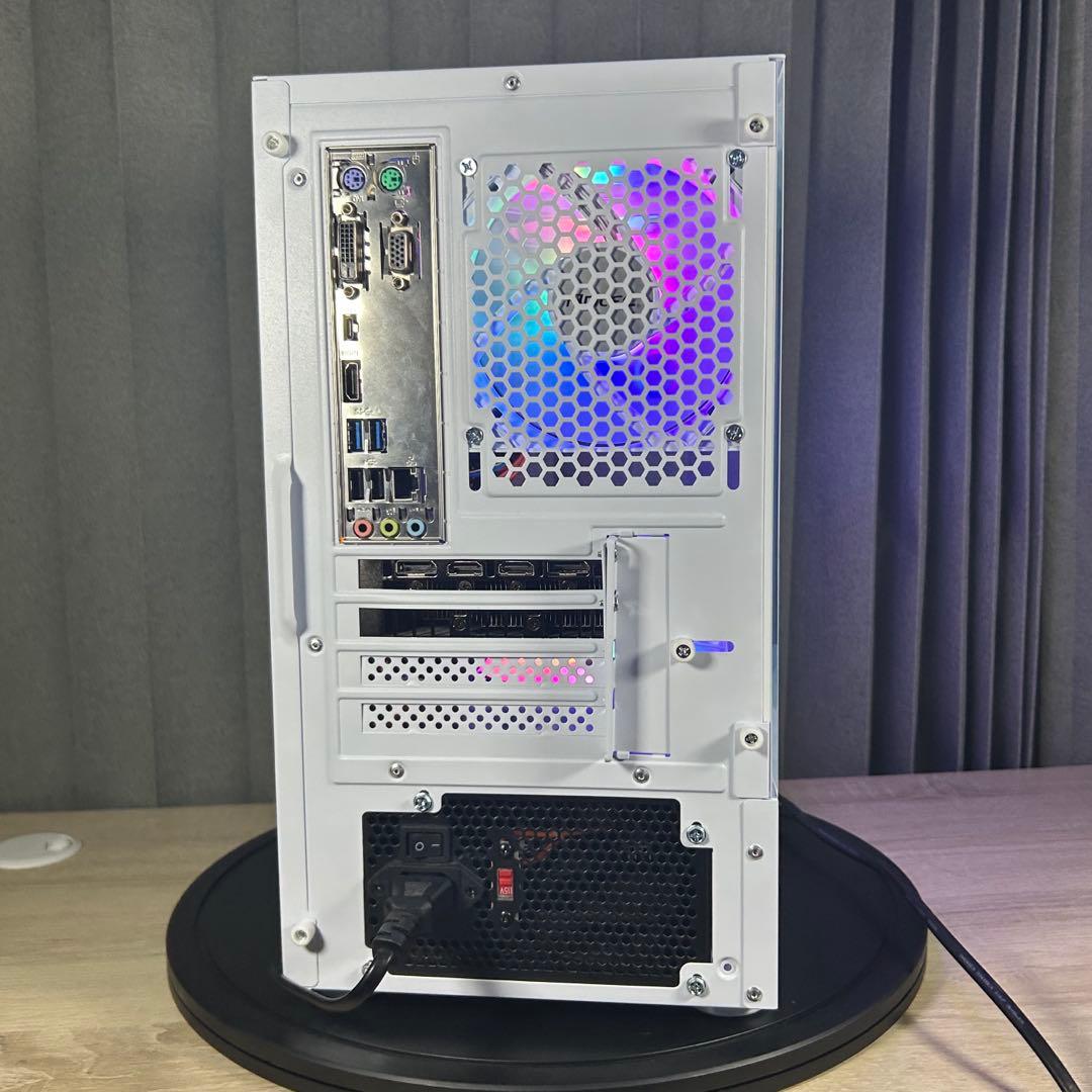 白 ゲーミングPC i7 6700 GTX1660ti FPS快適プレイ可能