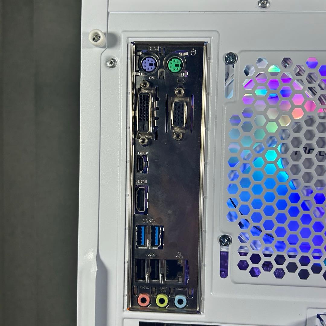 白 ゲーミングPC i7 6700 GTX1660ti FPS快適プレイ可能