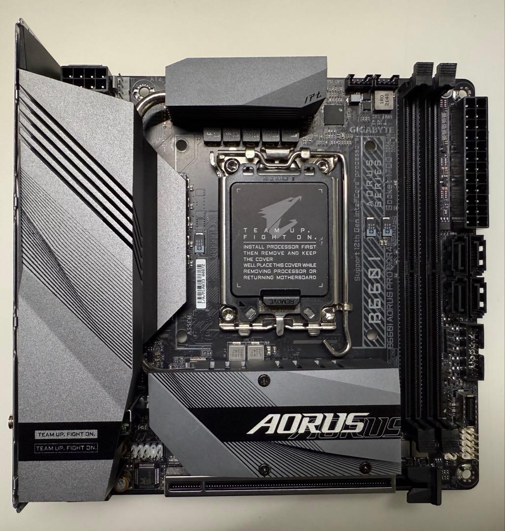 猫好好 B660I AORUS PRO DDR4とCPUセット
