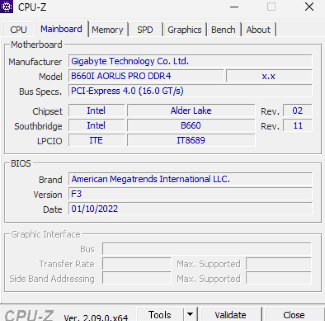 猫好好 B660I AORUS PRO DDR4とCPUセット