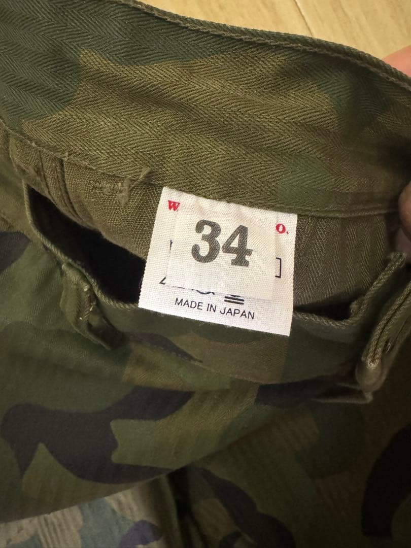 [新品未使用品]ウエアハウス1236 USMC HBT P53 完売サイズW34