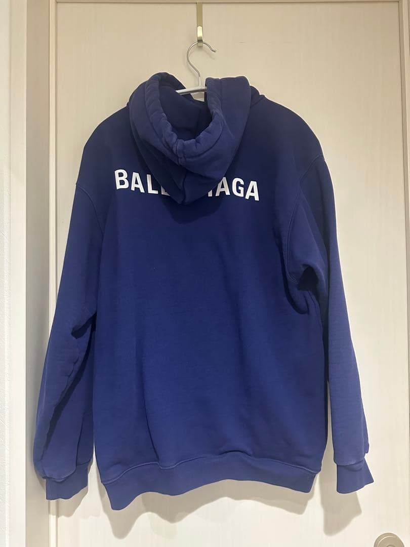 BALENCIAGA ネイビー パーカー