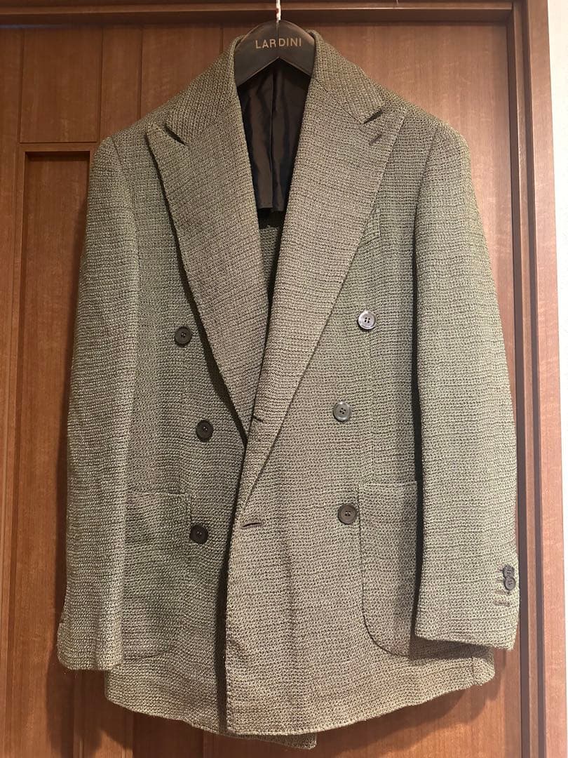 スティレラティーノ‼️42⭐️カーキ系⭐️ダブルジャケット‼️破格⭐️