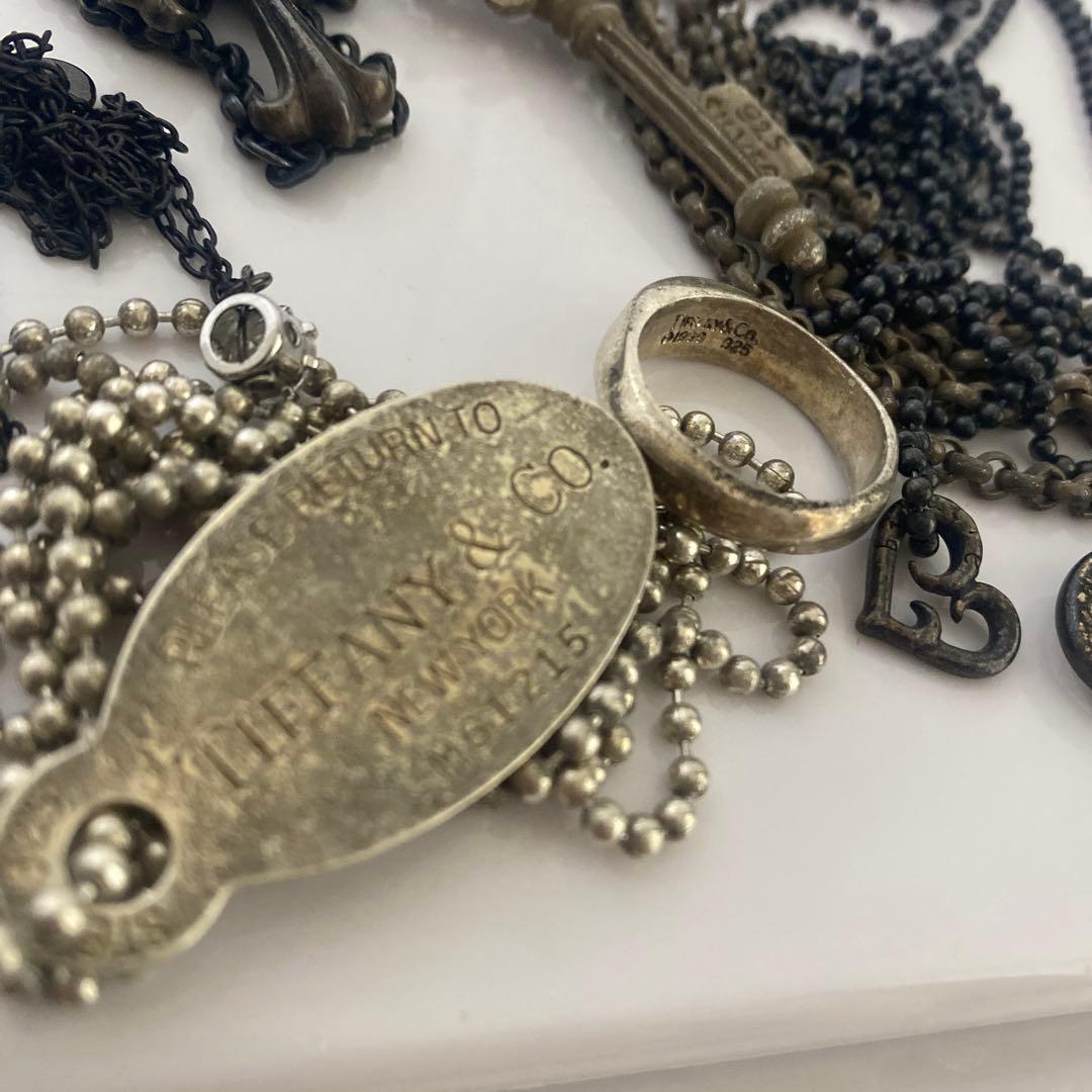 アクセサリー　まとめ売り　遺品整理　ブランド　刻印　ジュエリー　金　925 銀