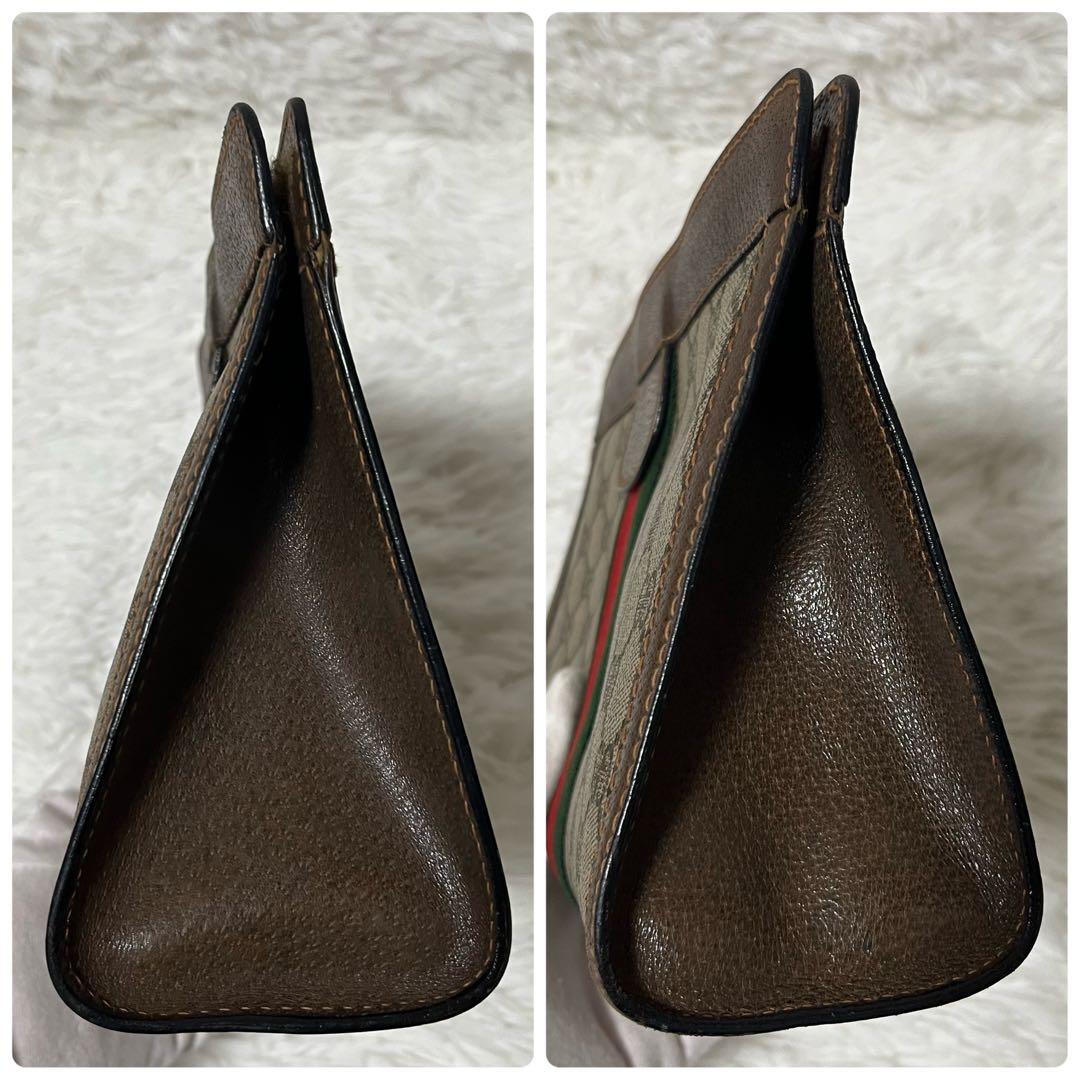 ✨人気デザイン✨OLD GUCCI　クラッチ　シェリーライン　GGスプリーム
