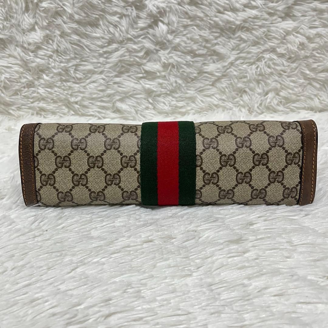 ✨人気デザイン✨OLD GUCCI　クラッチ　シェリーライン　GGスプリーム