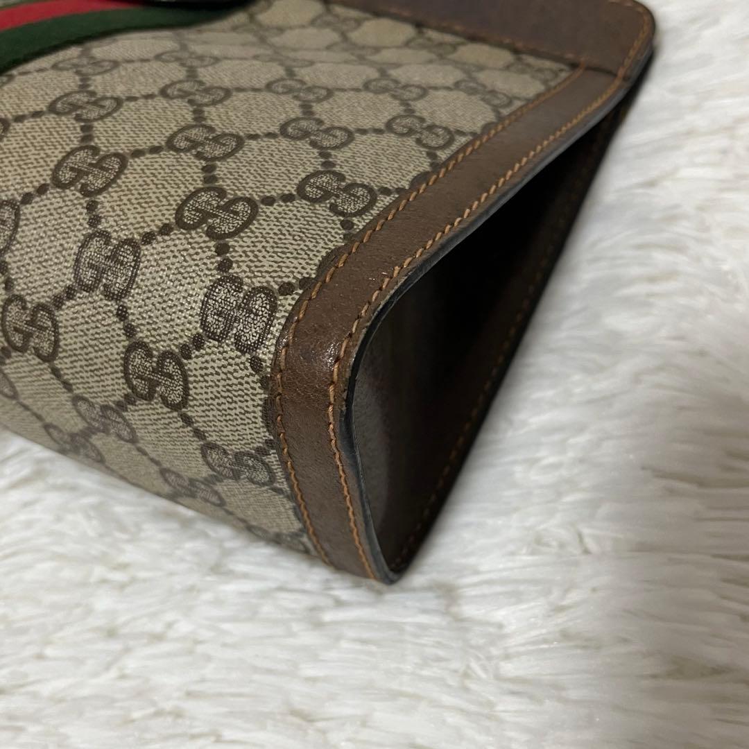 ✨人気デザイン✨OLD GUCCI　クラッチ　シェリーライン　GGスプリーム