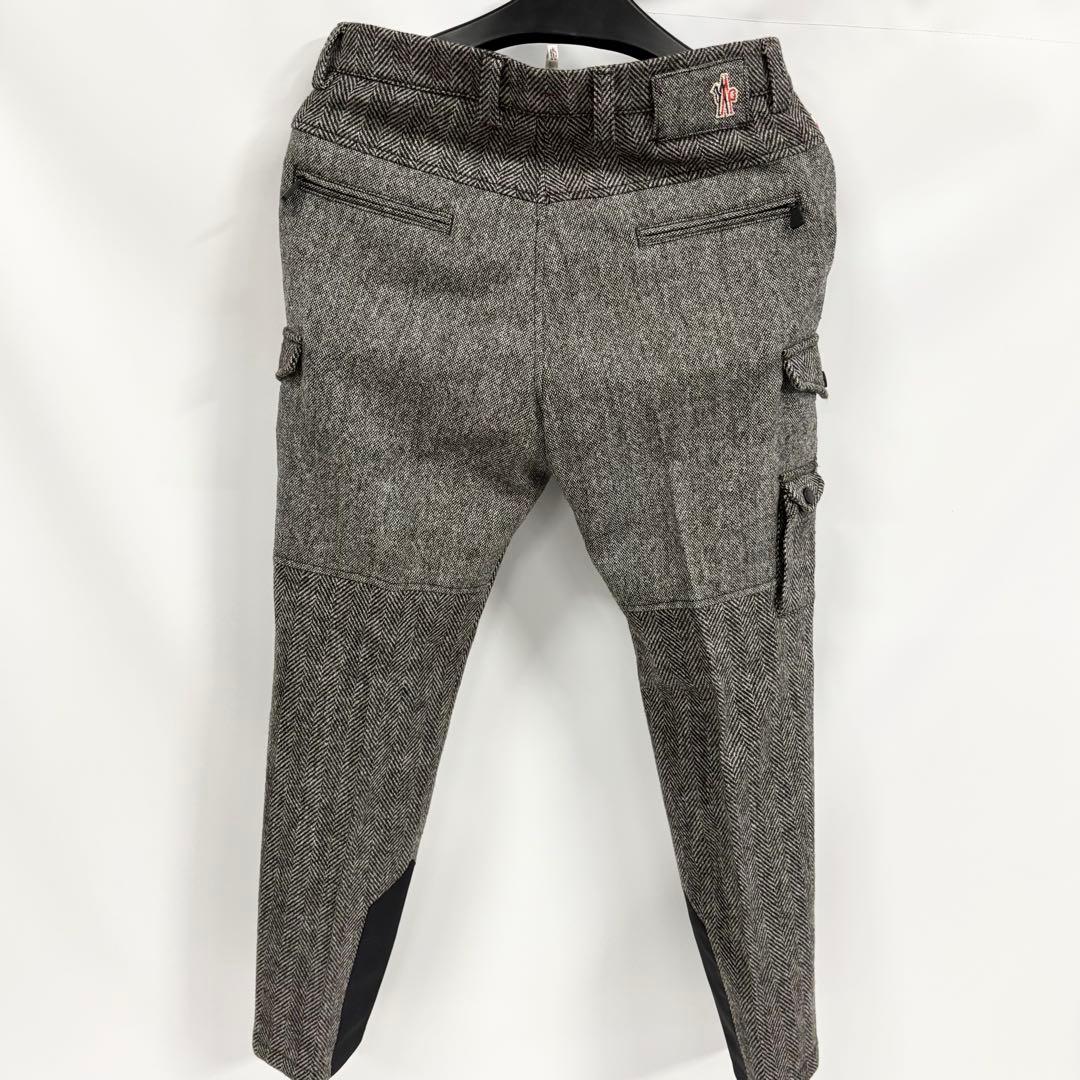 00年代 モンクレール ウールカーゴ パンツ 千鳥格子