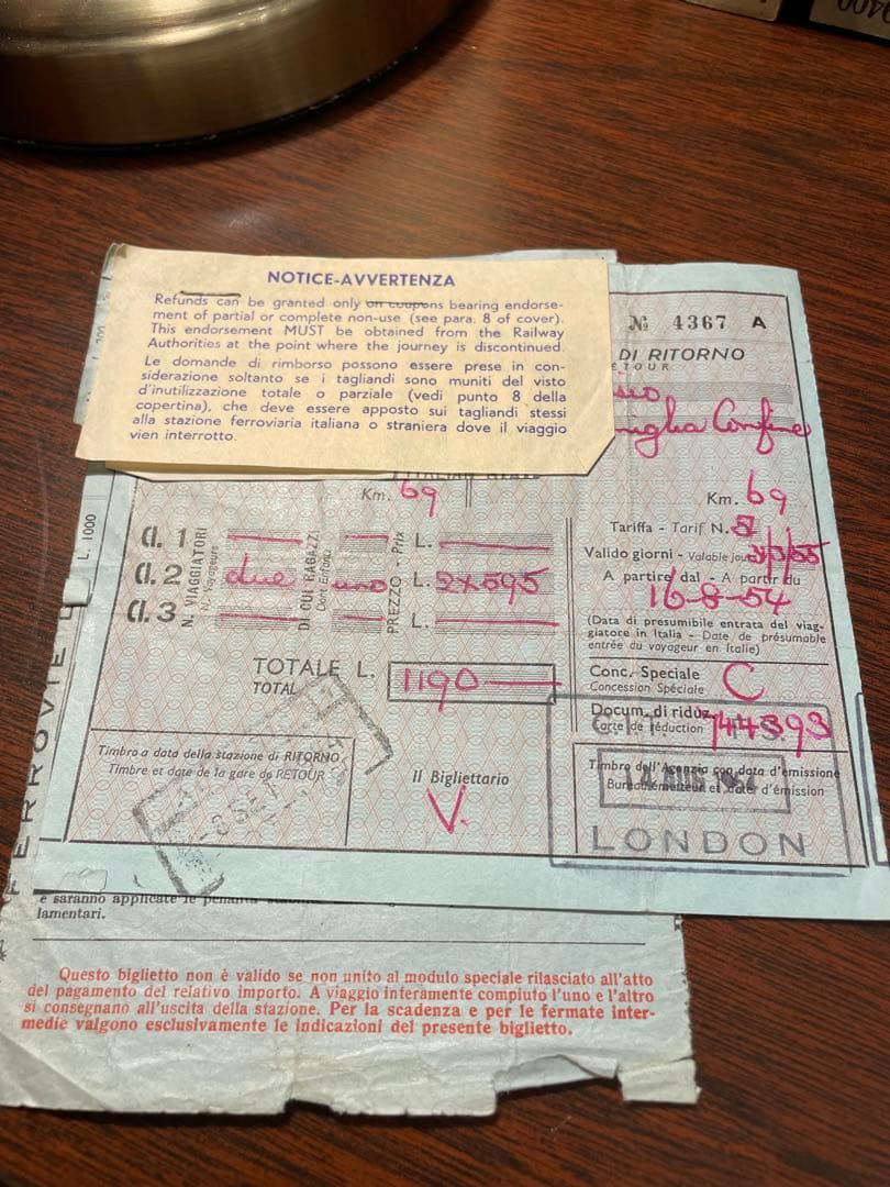 海外　鉄道チケット　ブルー、パープルカラー　20枚程　ヴィンテージ