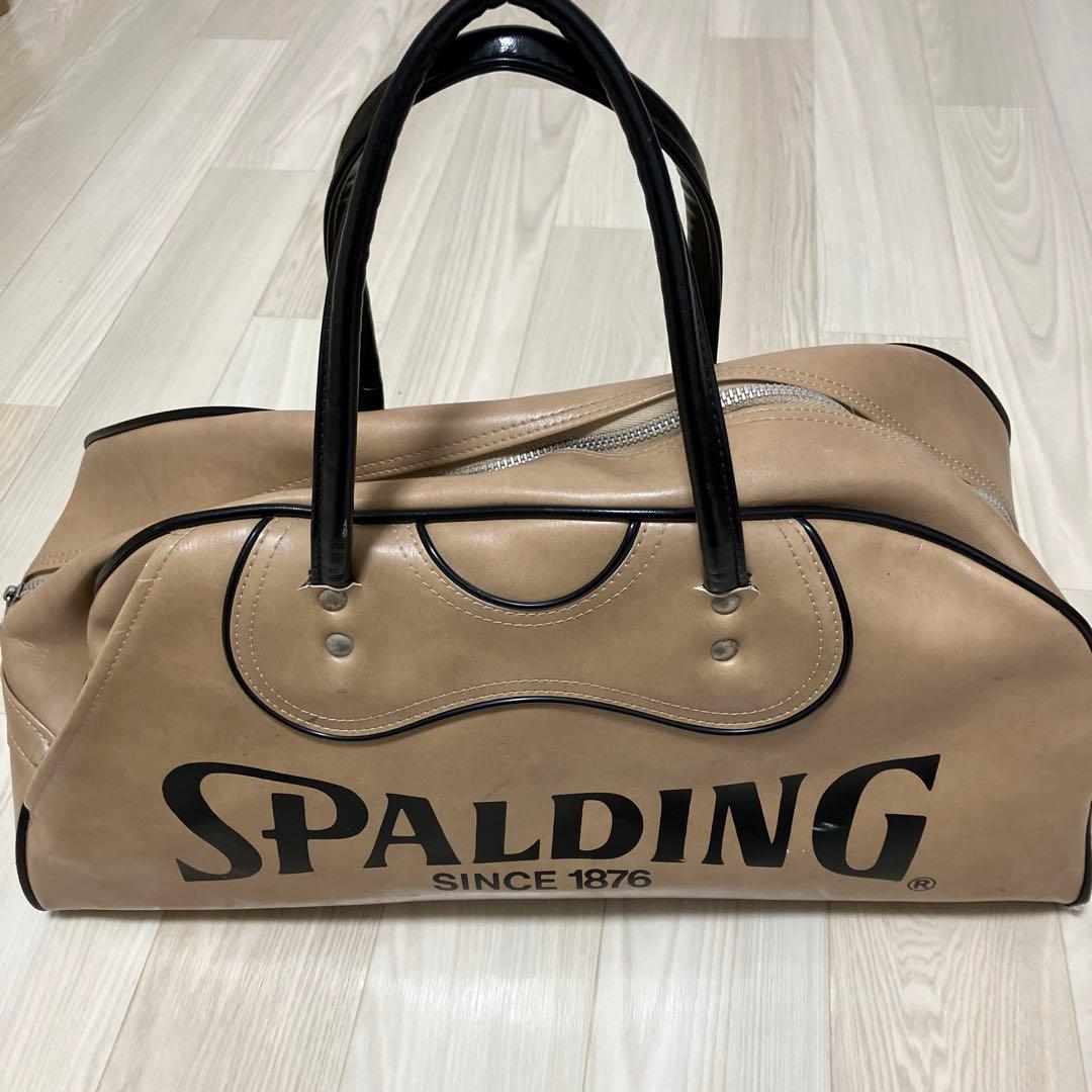 70s SPALDING スポルティング レザー ボストンバッグ