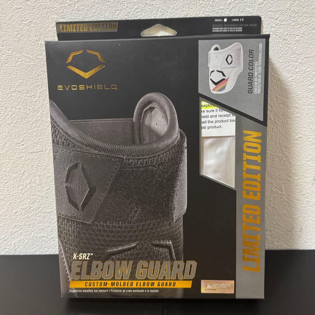 EVOSHIELD X-Srz ホワイト Lサイズ エルボガード 防具
